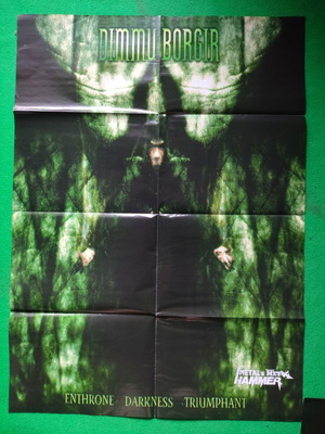 Dimmu Borgir Metal Hammer συλλεκτική αφίσα σαν καινούργιο 75×55 εκ.