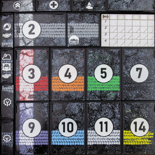 Heat Pedal to the Metal Board Game Organizer with 3 Expansions Insert