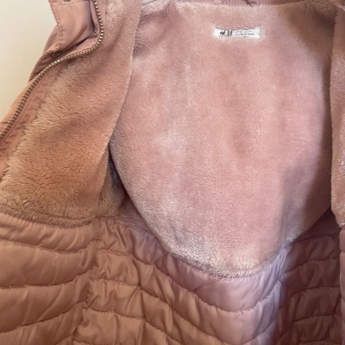 Μπουφάν παιδικό H&M 6-7 ετών σαν καινούργιο, ροζ