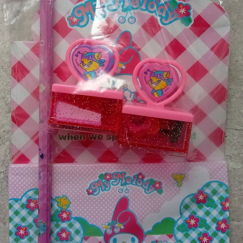 Vintage Sanrio My Melody stationery set (2004) - new/sealed