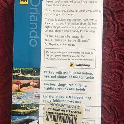 Orlando and Miami guide used, pack