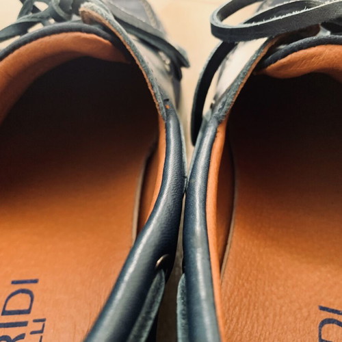 Fratelli Petridi Boat Shoes Navy Blue size 41 like new