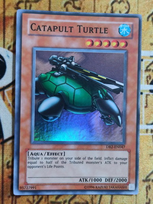 Catapult Turtle κάρτα Yu-Gi-Oh! σαν καινούργιο