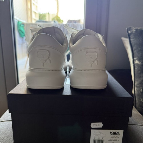 Karl Lagerfeld sneakers, white, wide fit, size 42