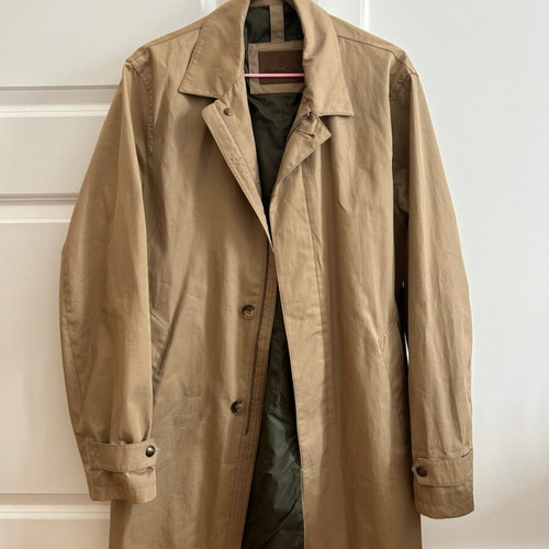 Massimo Dutti trench coat mens beige, like new, size M