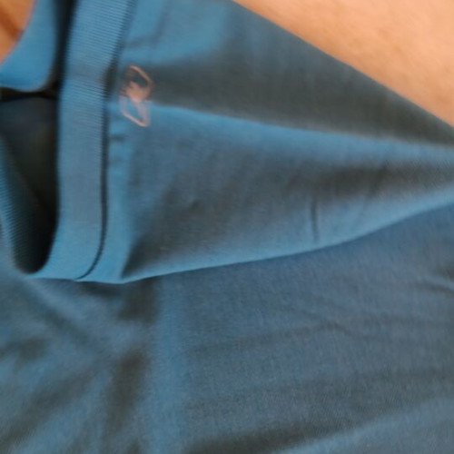 Reebok polo shirt XL used, blue with slight fading