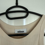 Minimum beige tank top like new, size M