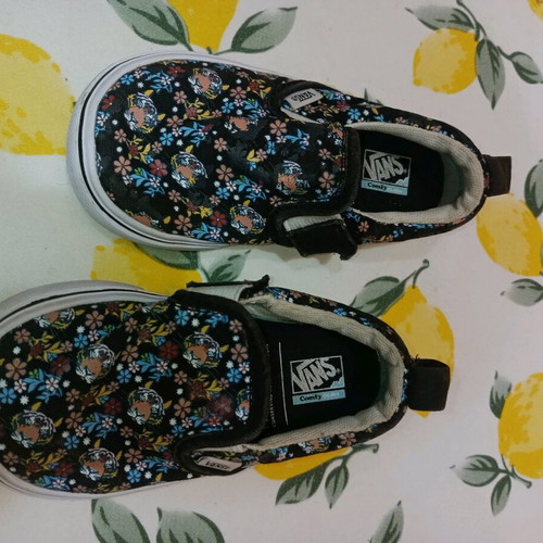 Vans Discovery Tiger Comfy Cush shoes size 24 used, colorful