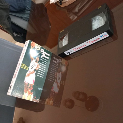 VHS tape with the original Dream Team 1992 documentary