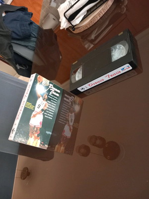 VHS tape with the original Dream Team 1992 documentary
