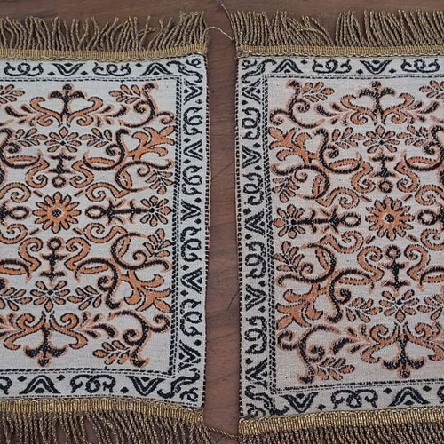 Vintage handmade table linens like new, set of 3 pieces
