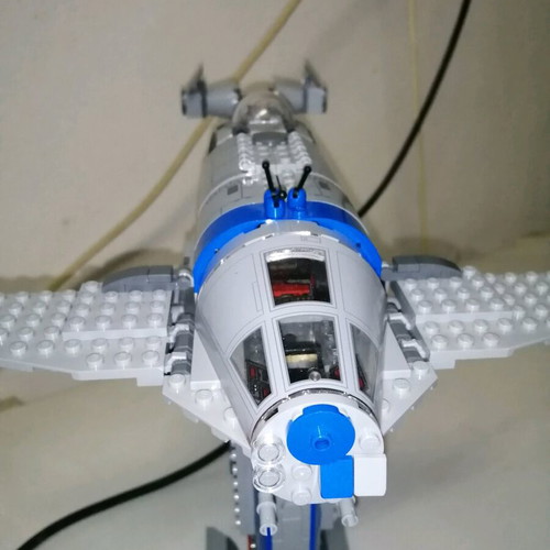 Lego Star Wars 75188 used, all pieces assembled without figures