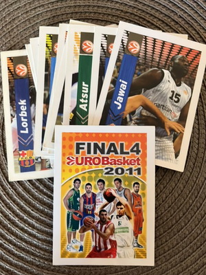 Κάρτες μπάσκετ Euroleague 2011 Final 4 Eurobasket, πακέτο 15
