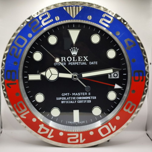 Rolex GMT-Master II wall clock with sweeping seconds hand