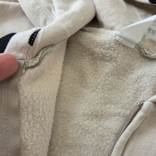 H&M girls' tracksuit used, beige, ages 5-7