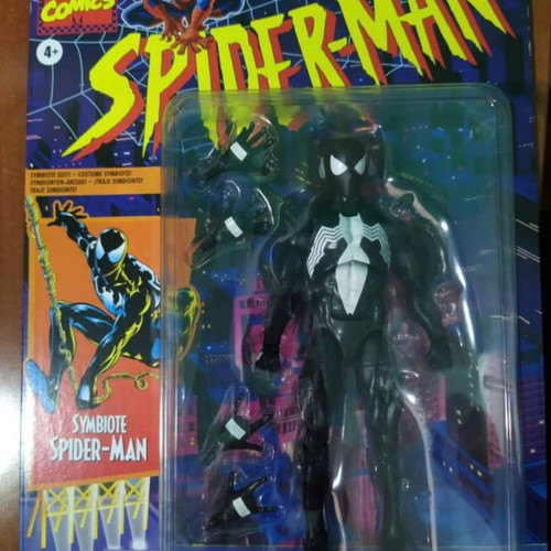 Symbiote Spiderman Hasbro Marvel Legends figure