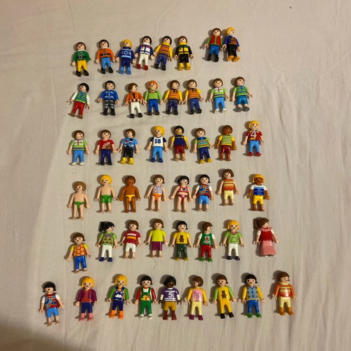 Playmobil figures used, set of children