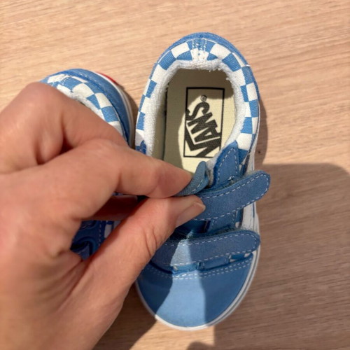 Vans Old School baby shoes used, size 23.5, light blue