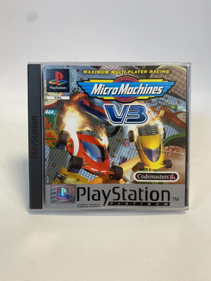 Micro Machines V3 PlayStation 1 PS1 game like new, English