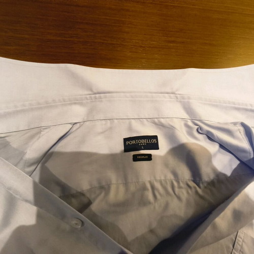 Portobello's shirts blue regular fit L used, pack of 2