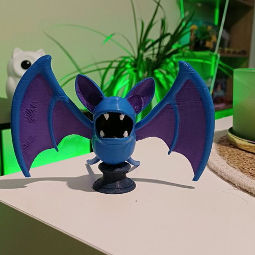 Zubat 3D printed figure like new with PLA base