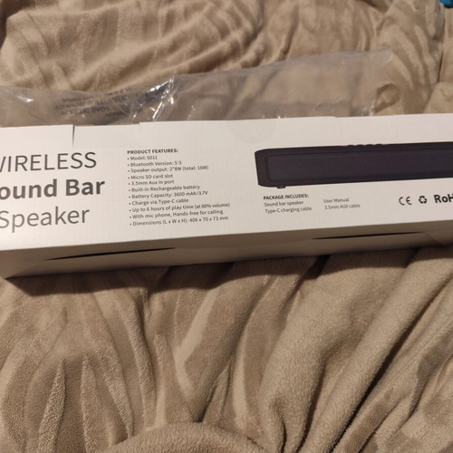 Wireless Soundbar 16W speaker new with very good sound