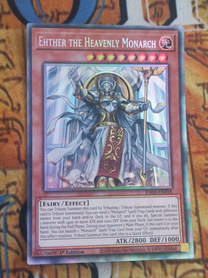 Ehther the Heavenly Monarch κάρτα Yu-Gi-Oh! σαν καινούργιο