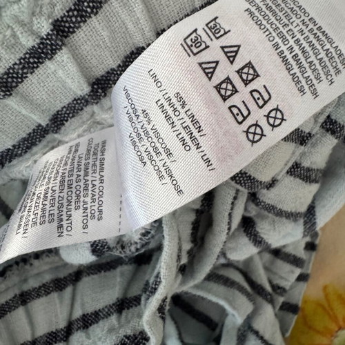 Striped shorts Primark used, size XS, black and white