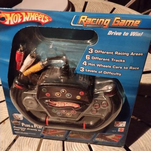 Hot Wheels Racing Game Plug & Play Console Sealed 2005 Model J4214
