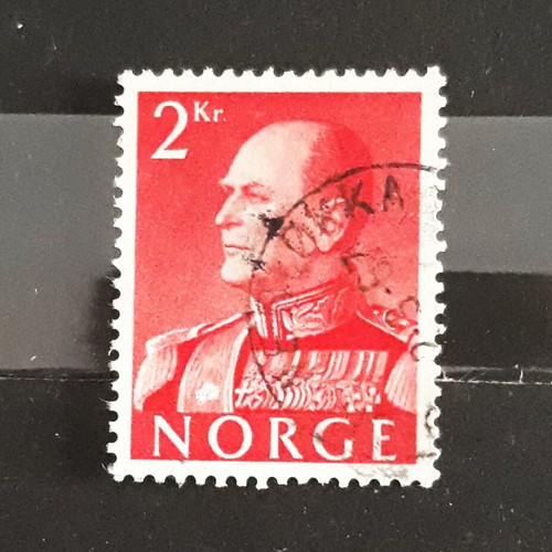 Norway 1959 2kr King Olav V stamp like new