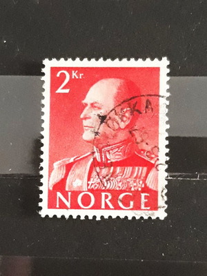 Γραμματόσημο Norway 1959 2kr King Olav V σαν καινούργιο