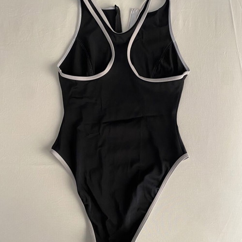 Calzedonia women's swimsuit used, black and white, size medium