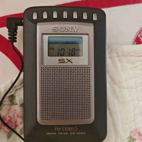 Sony SRF-SX906 ραδιόφωνο μεταχειρισμένο με ακουστικά
