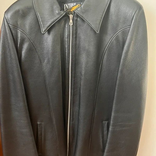 Women's leather jacket Vera Pelle black XL like new