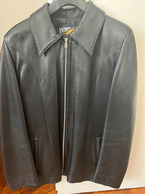 Women's leather jacket Vera Pelle black XL like new