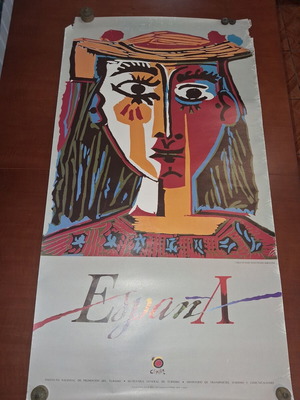 Pablo Picasso Оригинален винтидж плакат 1985 Museo Picasso Barcelona España
