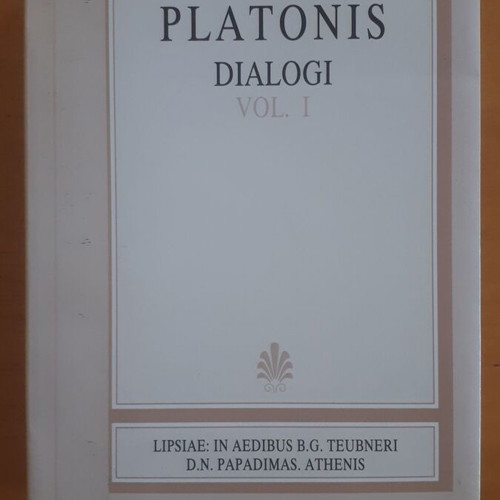 Platonis Dialogi Vol. I σαν καινούργιο
