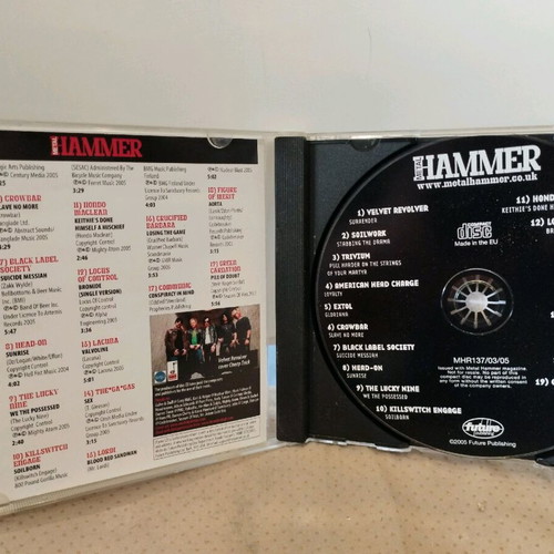 Metal Hammer March 2005 CD like new, Greek edition