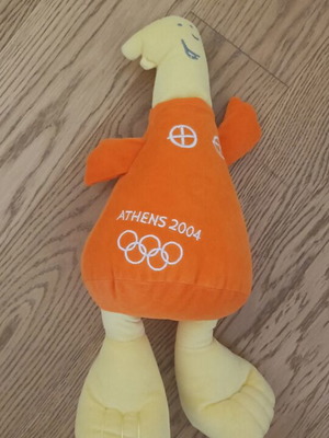 Athena plush toy Athens 2004 Olympic Games, like new