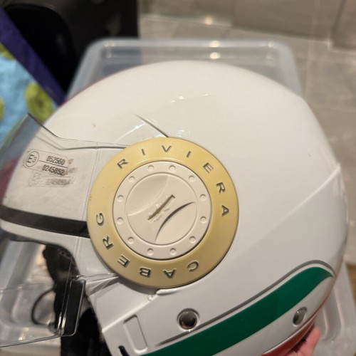 Κράνος Caberg Riviera V2+ Italia μεταχειρισμένο, μέγεθος medium, με sun visor