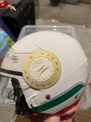 Κράνος Caberg Riviera V2+ Italia μεταχειρισμένο, μέγεθος medium, με sun visor