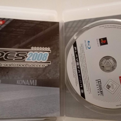 PES 2008 PlayStation 3 game used, good condition