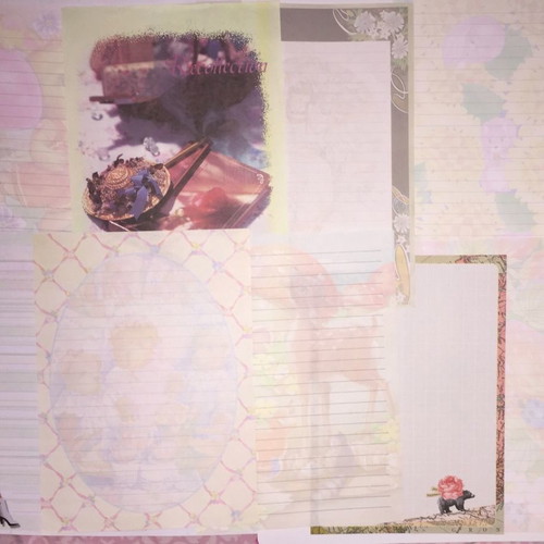 Set and letter papers new
