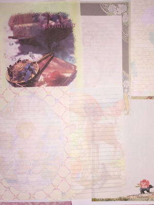 Set and letter papers new