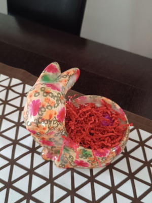 Easter decorative rabbit like new