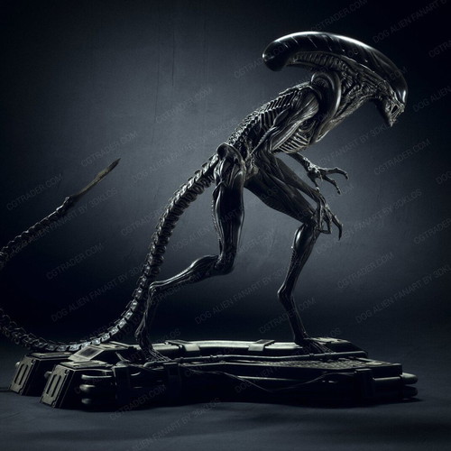 Alien Xenomorph Dog 3D Print Kit new, unassembled