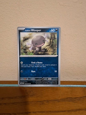 Pokemon Card Paldean Wooper new