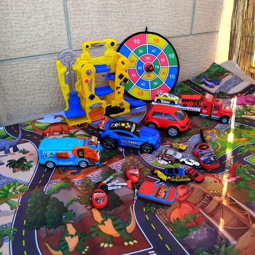 Large Kids Toys Bundle with Tonka Tower and Interactive Vehicles