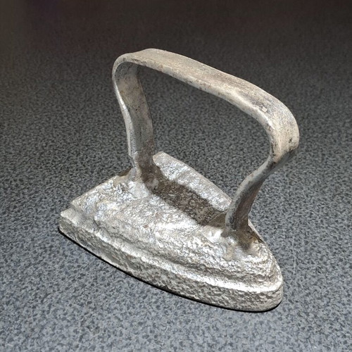 Cast Iron Sad Iron vintage decorative, used