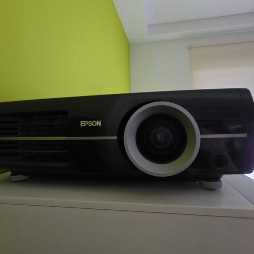 Home cinema set, 9 speakers, 2 subwoofers, EPSON projector, 9-channel DENON amplifier